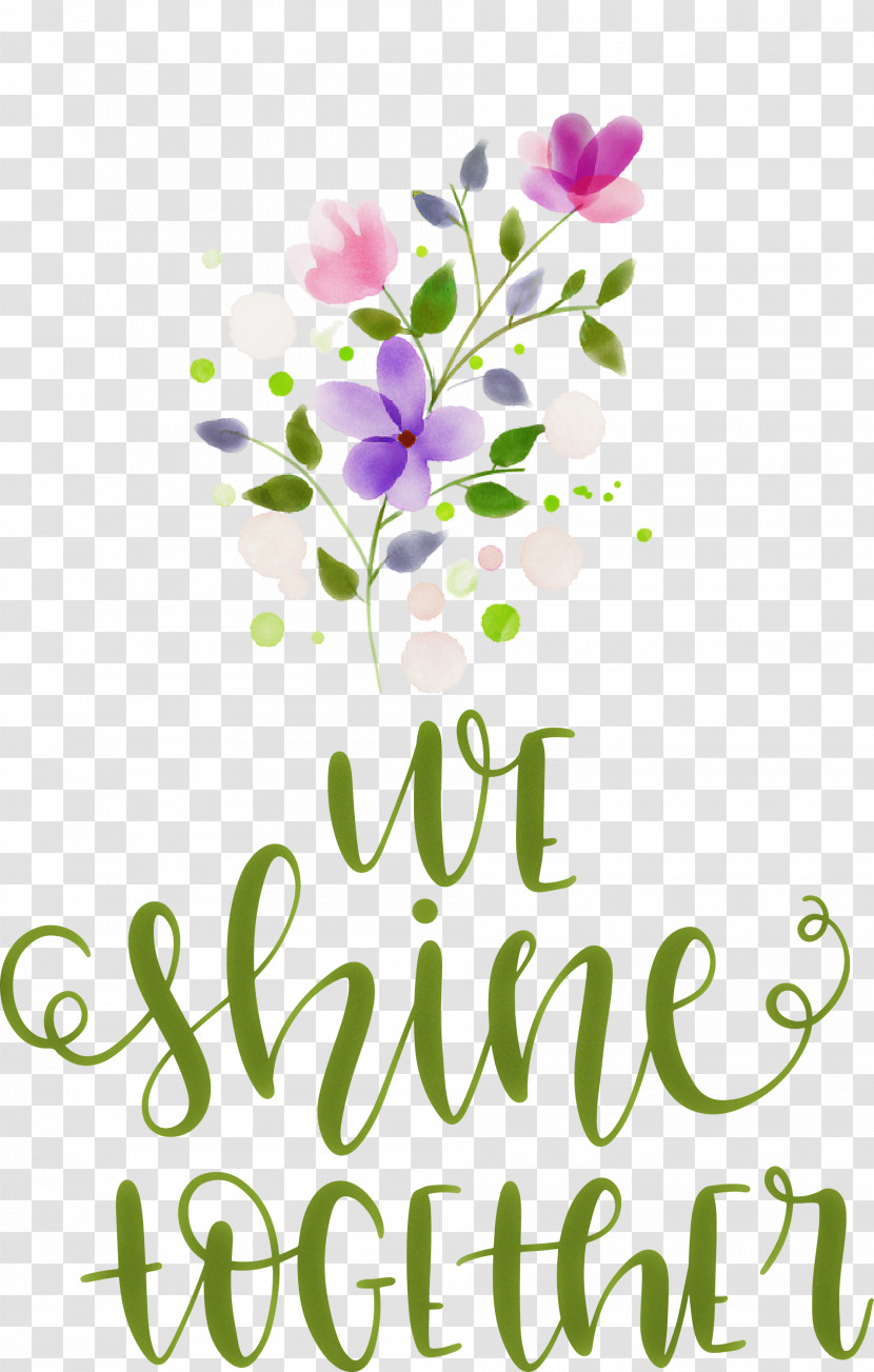 We Shine Together Transparent PNG