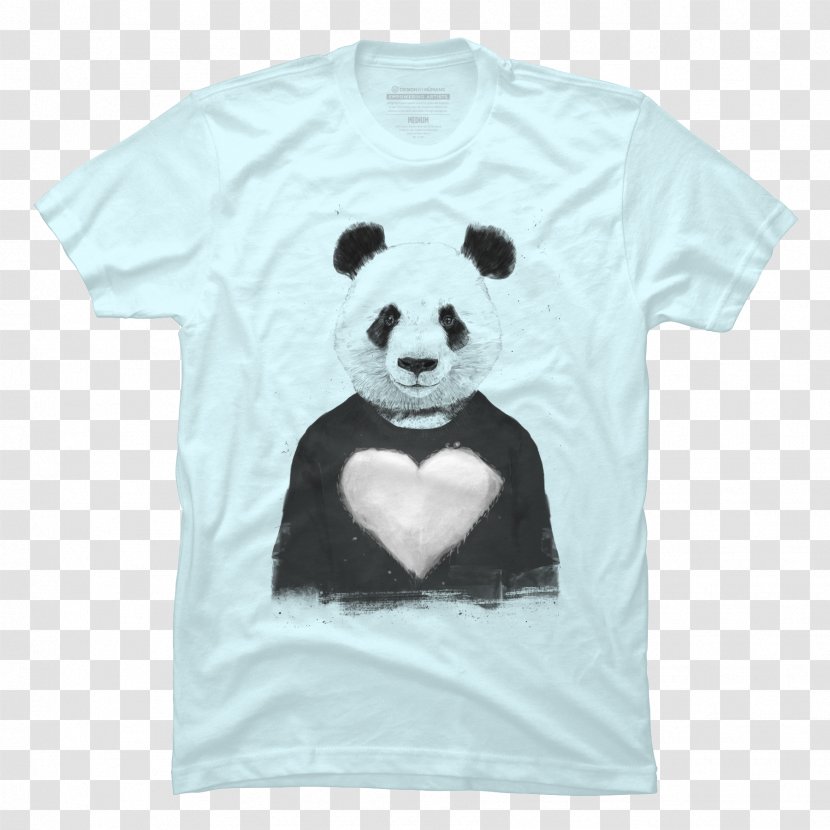Giant Panda Bear Printing Cuteness - Top Transparent PNG