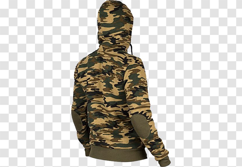 Hoodie Camouflage Coat Waders Waterfowl Hunting - Zipper - MMA Throwdown Transparent PNG