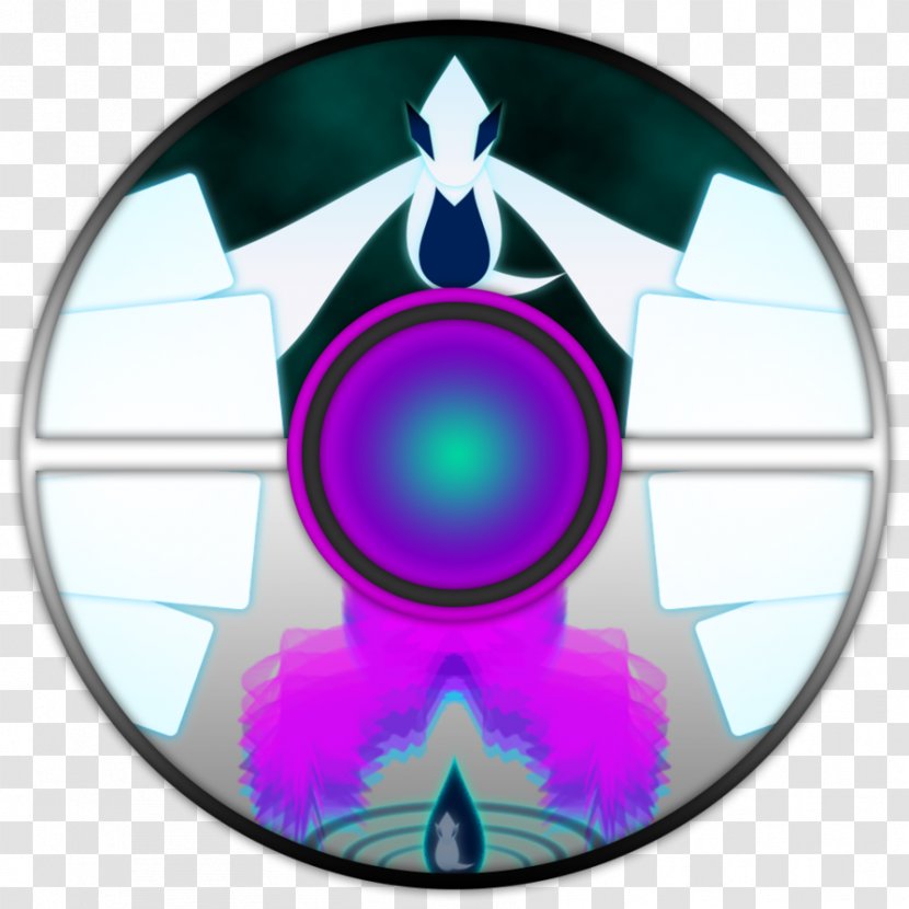 Violet Purple Circle Symbol Font - Pokeball Transparent PNG