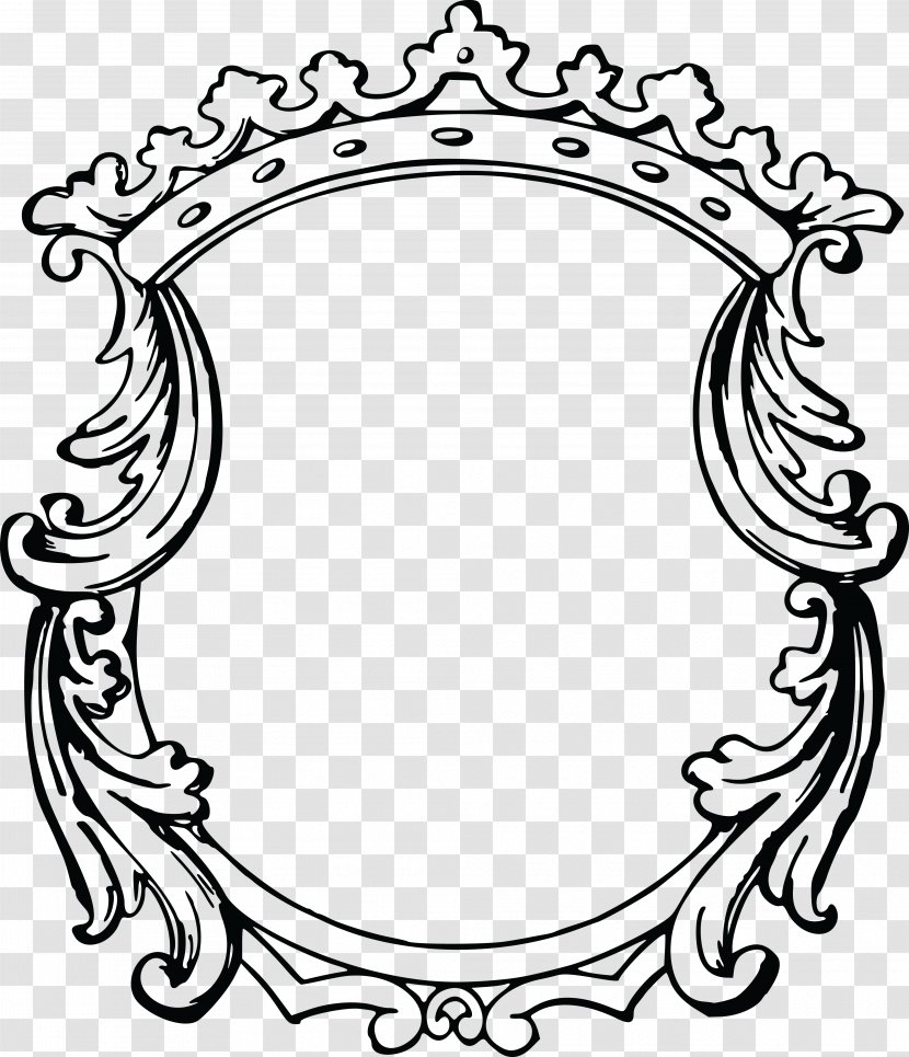 Picture Frames Clip Art - White - Gray Frame Transparent PNG