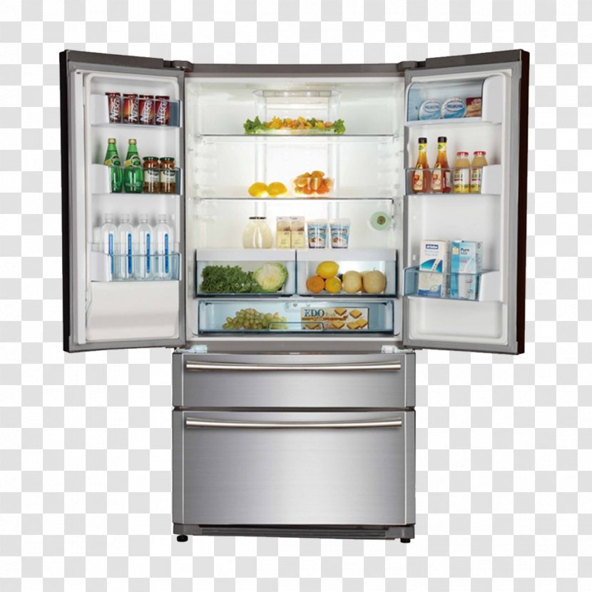 Refrigerator Haier HB22FWRSSAA HRF-665ISB2 Freezers - Autodefrost Transparent PNG