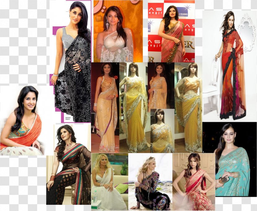 Sari Kanchipuram Kundan Fashion Lehenga-style Saree - Blouse - Kancheepuram Silk Transparent PNG