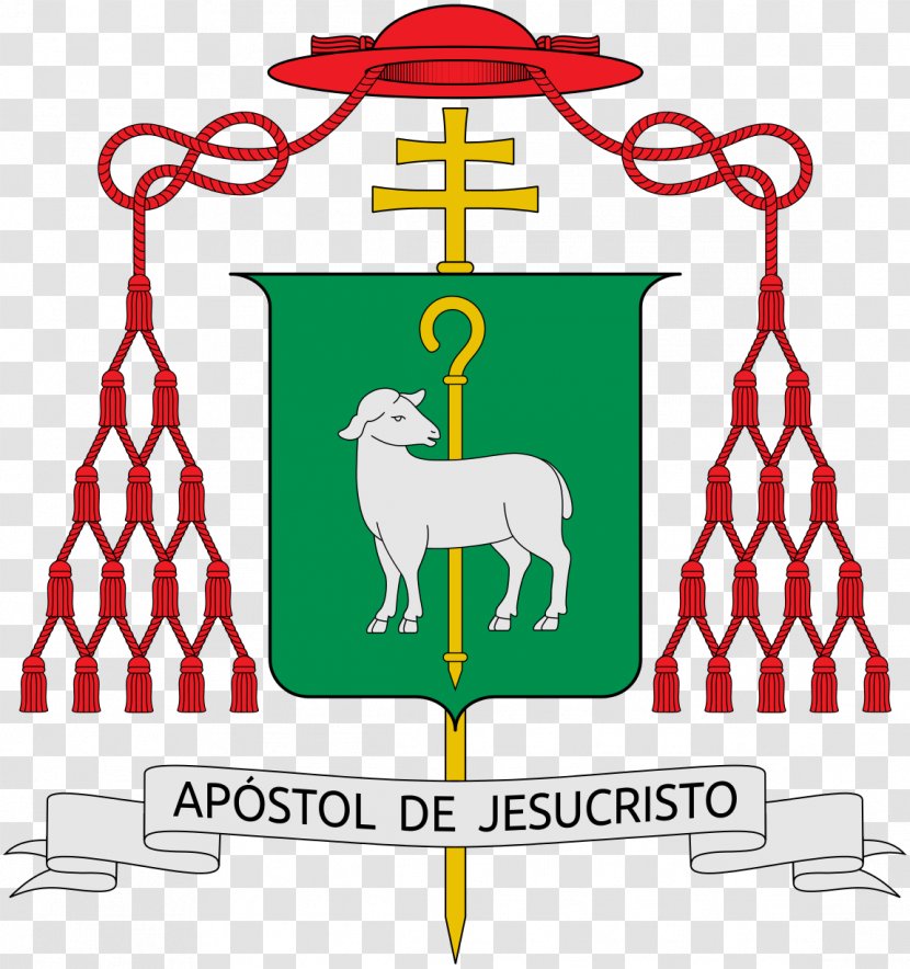 Cardinal Coat Of Arms Ecclesiastical Heraldry Galero Priest - Symbol Transparent PNG