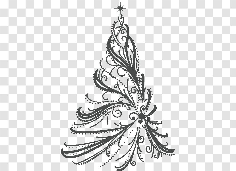 Vector Graphics Christmas Tree Day Drawing Illustration - Flora Transparent PNG