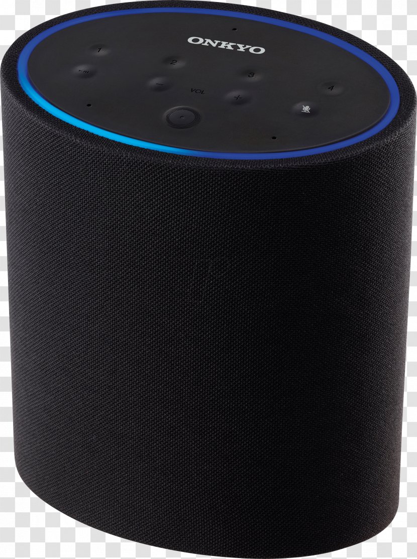 Amazon Echo Smart Speaker Onkyo G3 Loudspeaker - Wireless Transparent PNG