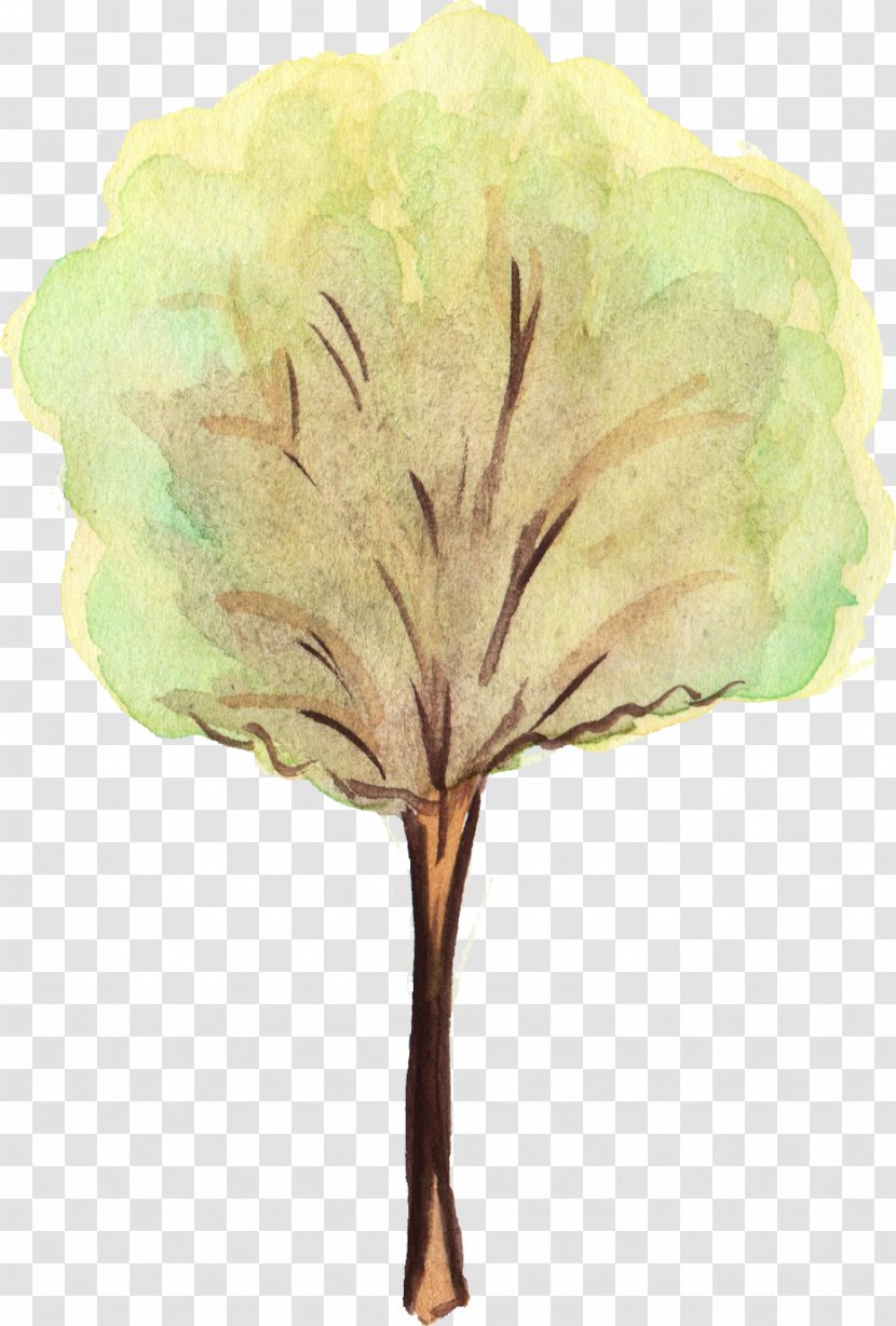 Tree Leaf Watercolor Painting - Brush Transparent PNG