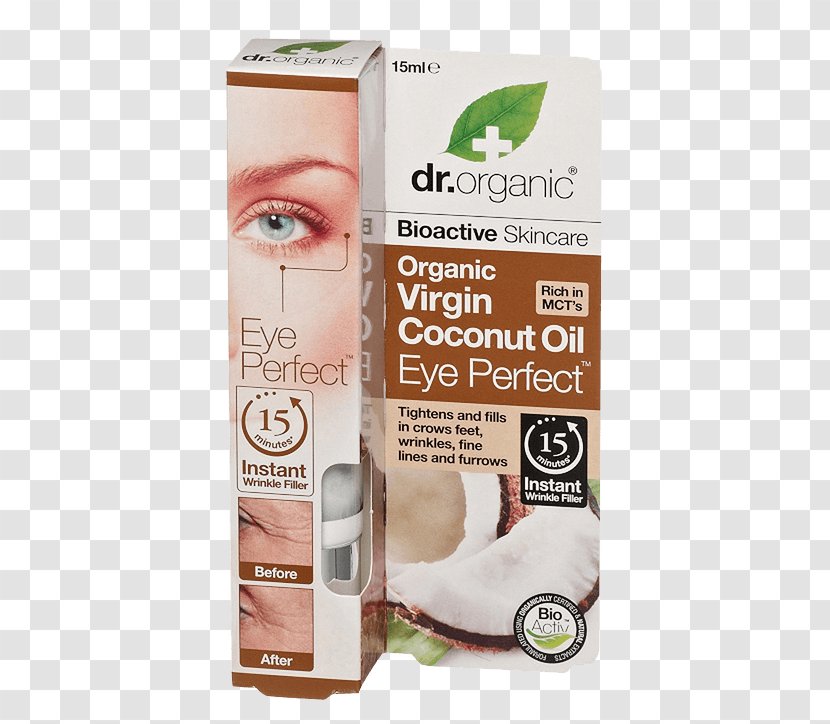 Dr Organic Virgin Coconut Oil Shampoo Lip Balm - Cream Transparent PNG