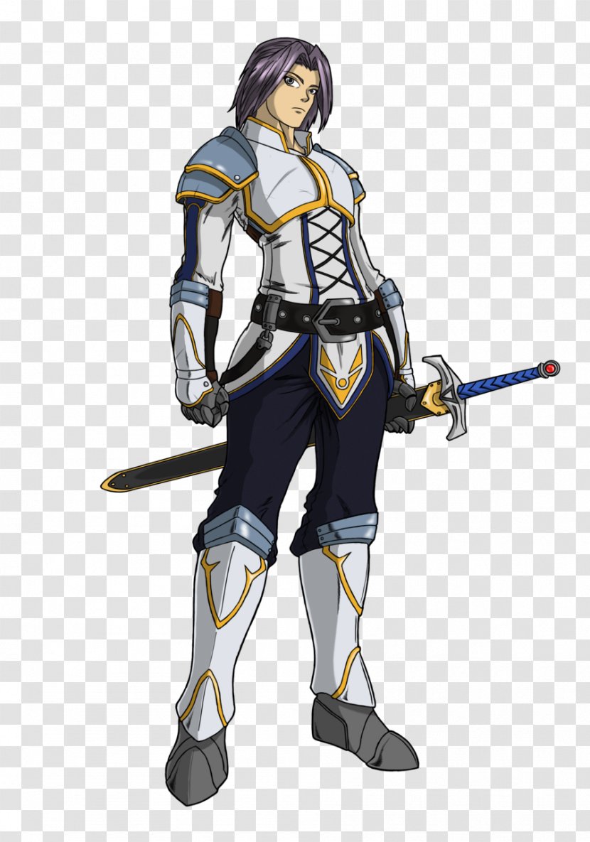 Costume Design Knight Spear Lance - Silhouette Transparent PNG