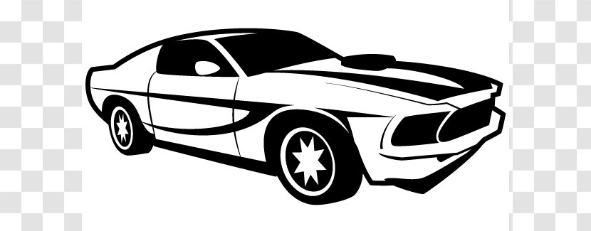 Car Clip Art - Muscle - Vector Transparent PNG