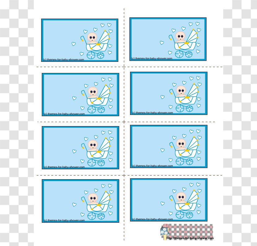 Baby Shower Label Infant Gift Clip Art - Party - Borders Transparent PNG