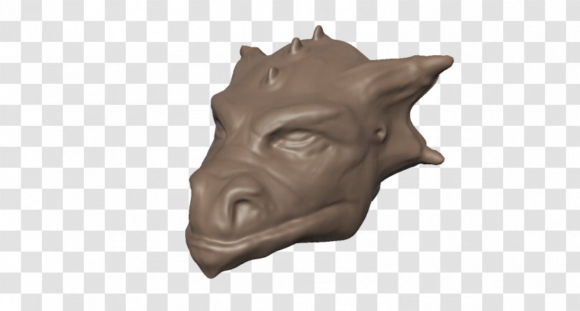Pig's Ear Snout Sculpture Jaw - Horn - Pig Transparent PNG