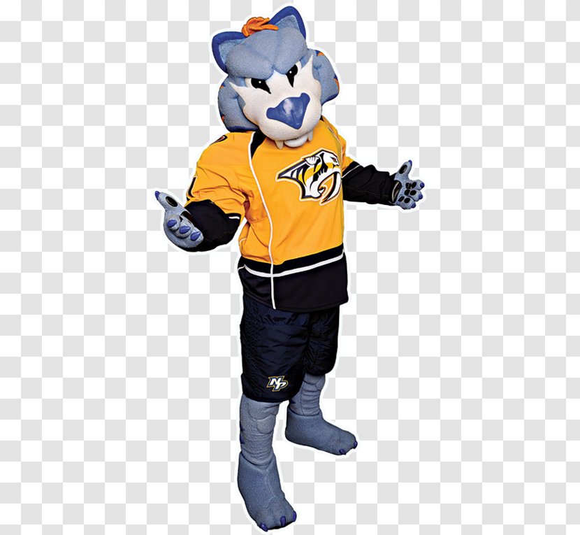 Nashville Predators 2012 National Hockey League All-Star Game Ice Mascot - Personal Protective Equipment - Action Shots Transparent PNG