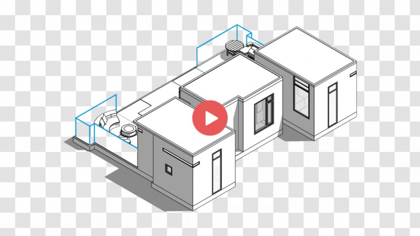 SketchUp Floor Plan 3D Modeling Computer Graphics - Building Transparent PNG