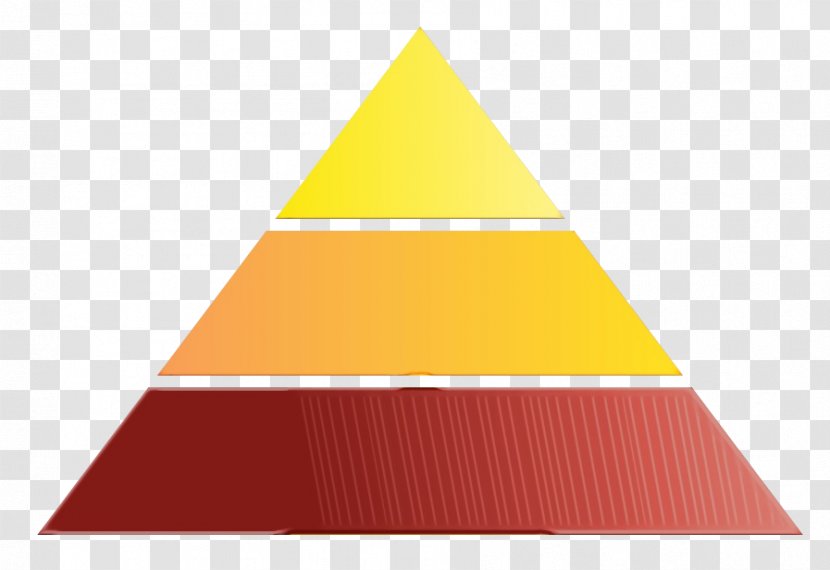 Orange - Watercolor - Cone Yellow Transparent PNG