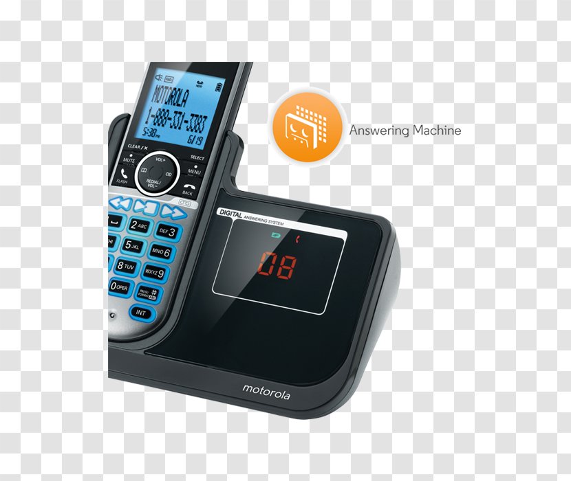 Feature Phone Mobile Phones Motorola P1003 Digital Enhanced Cordless Telecommunications Telephone - Wireless Transparent PNG