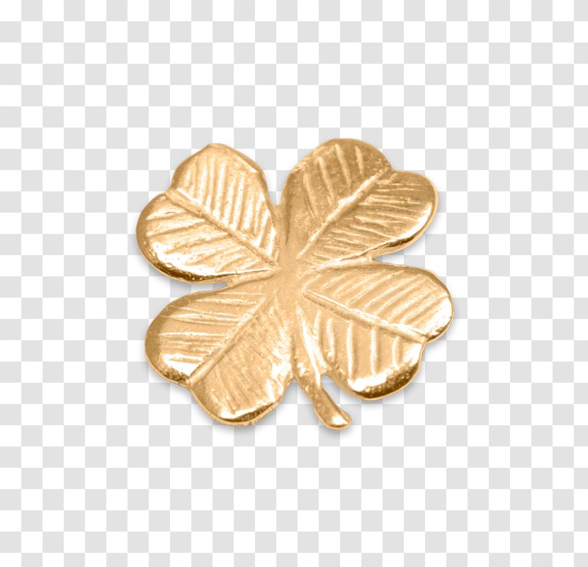 Four-leaf Clover Gold - Leaf Transparent PNG