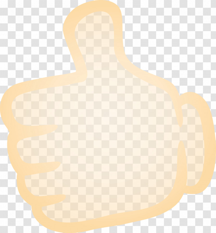 Finger Hand Beige Thumb Transparent PNG