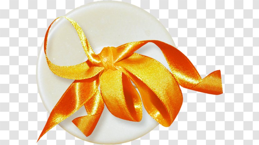 Button Ribbon Clothing Download - Orange - Buttons And Bow Transparent PNG