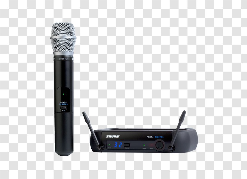 Shure SM58 Wireless Microphone Beta 58A System - Electronics Transparent PNG