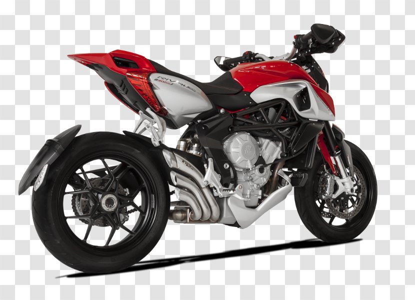 Exhaust System EICMA MV Agusta Rivale Motorcycle - Automotive Transparent PNG