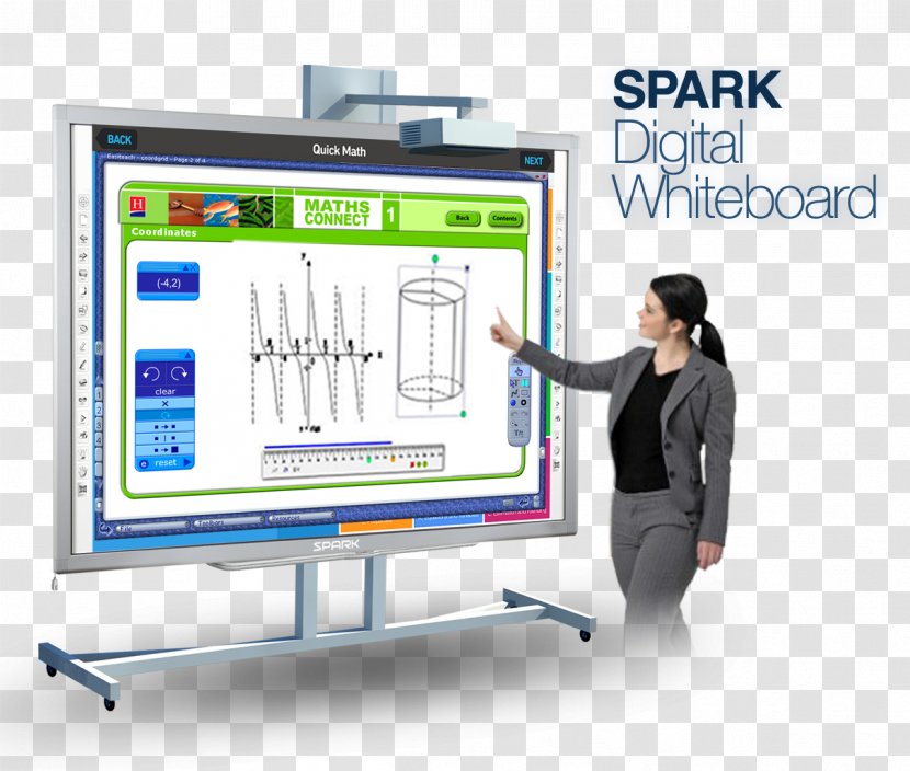 Advertising Computer Software Digital Signs Interactivity - Whiteboard Transparent PNG