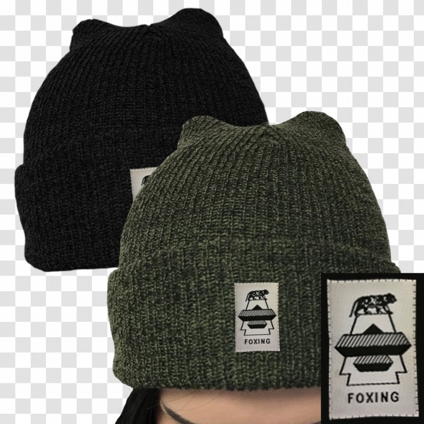 Foxing Beanie T-shirt Crew Neck The Albatross - Knit Cap Transparent PNG