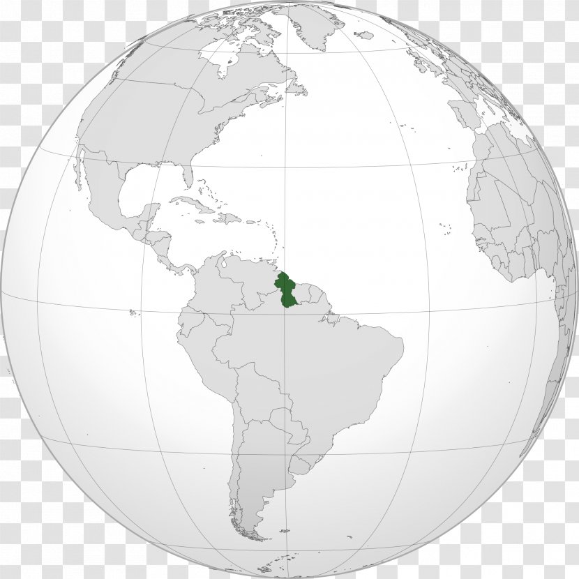 Suriname Guyana French Guiana Venezuela Map - Geography Of - Francesa Transparent PNG