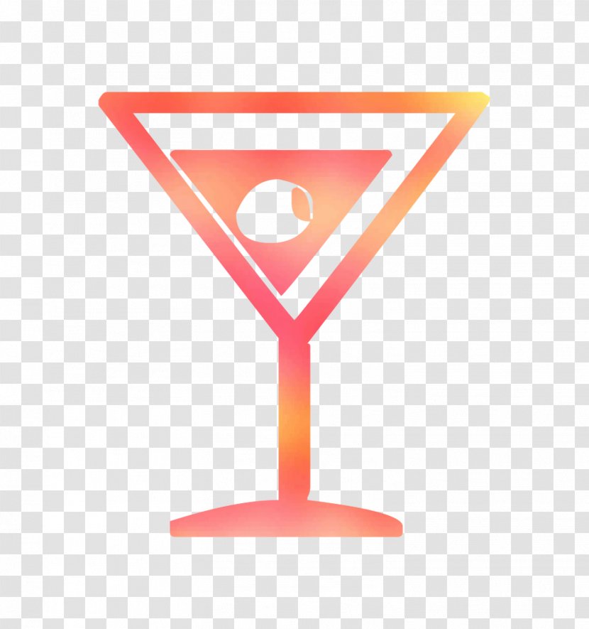 Martini Cocktail Glass Product Design Line Font - Symbol Transparent PNG