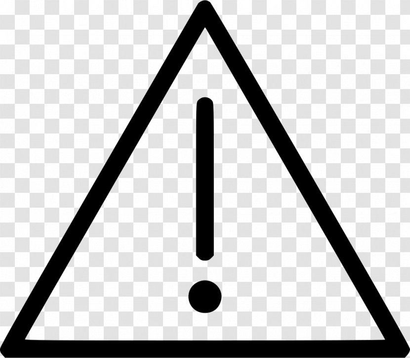 Warning Sign Symbol - Icon Transparent PNG