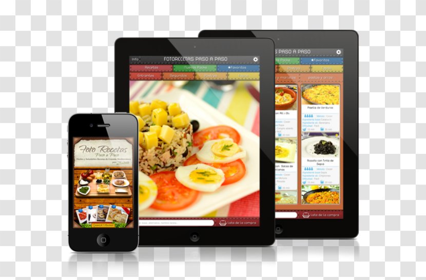 Smartphone Recipe Chef Transparent PNG