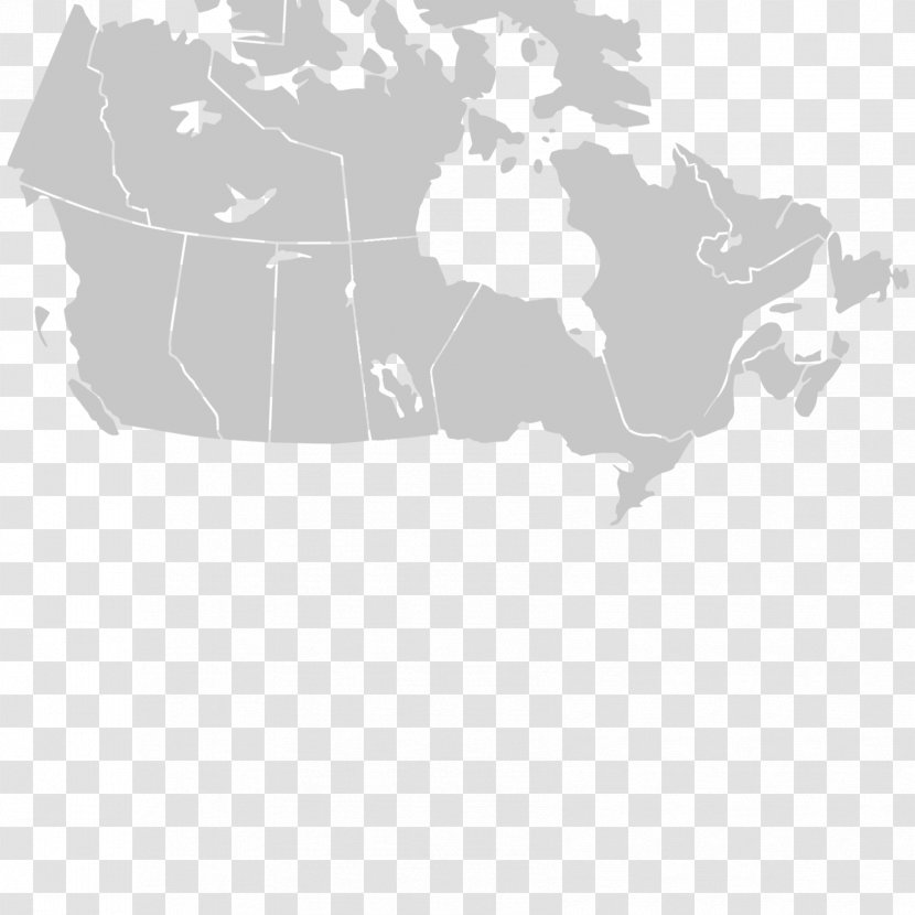 Canada Blank Map Royalty-free - Photography Transparent PNG
