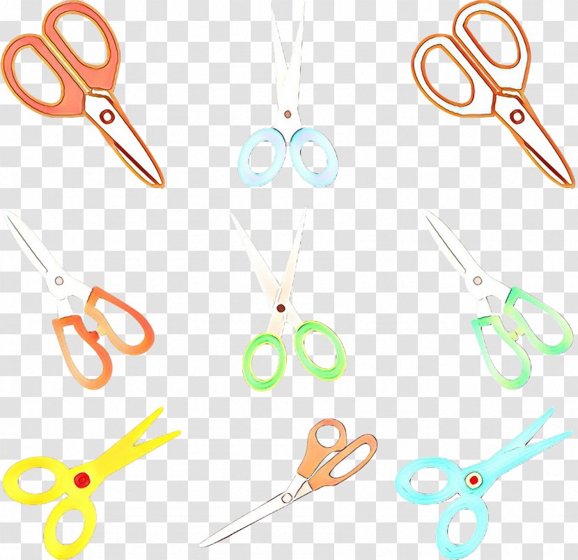 Scissors Cartoon - Sewing - Body Jewelry Handsewing Needles Transparent PNG