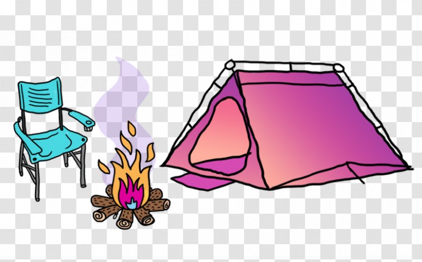 Clip Art Illustration Campsite Tent Camping - Purple Transparent PNG