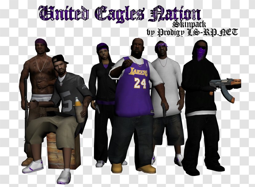 Grand Theft Auto: San Andreas Multiplayer Mod Ballas Liberty City - Team - Tshirt Transparent PNG