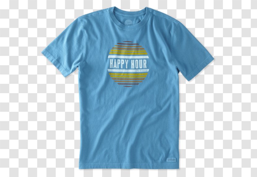T-shirt Logo Sleeve Font - Top - Happy Hour Transparent PNG