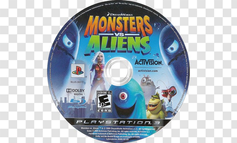 Monsters Vs. Aliens Wii PlayStation 2 Xbox 360 Video Game - Vs Transparent PNG