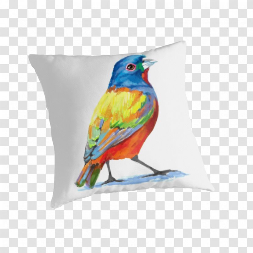 Bird Cushion Feather Pillow Beak - Bunting Material Transparent PNG