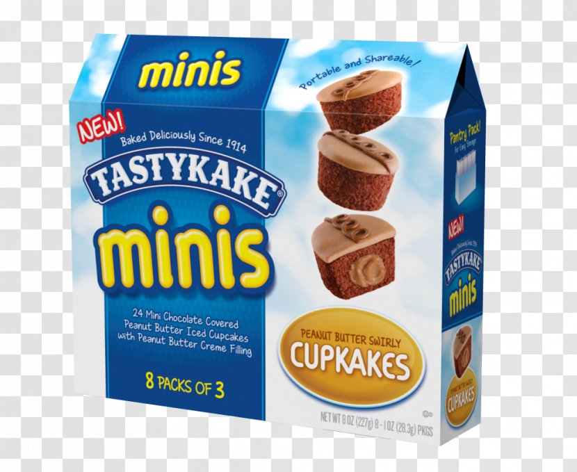 Cupcake Zingers Snack Cake Flowers Foods - Peanut Flavor Transparent PNG