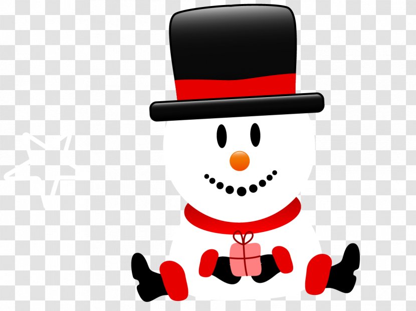 Santa Claus Snowman Hat - Fictional Character - Vector Transparent PNG