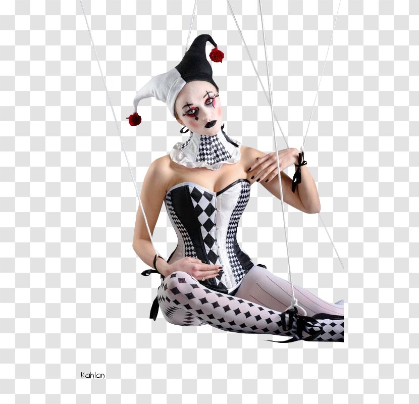 Harlequin Costume Circus Pierrot Corset Transparent PNG
