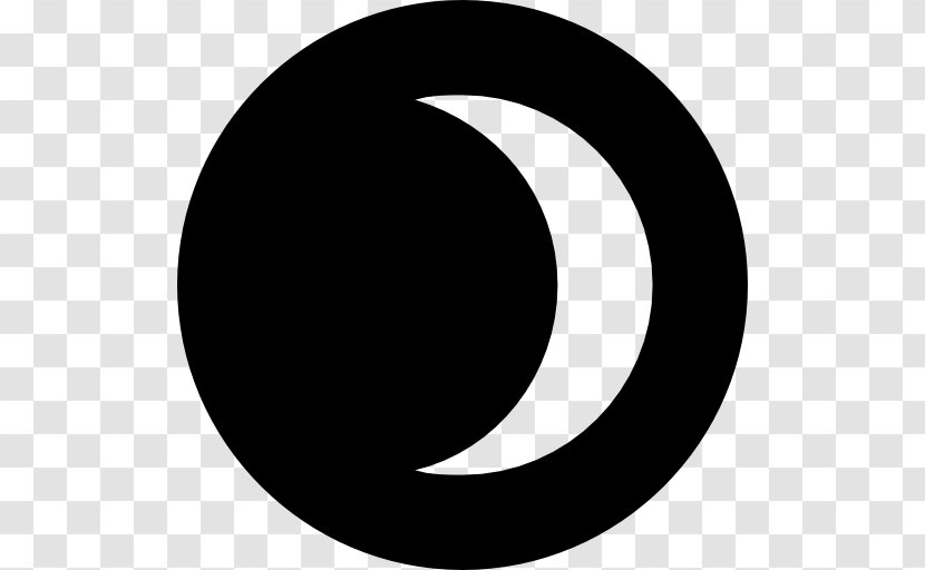 Lunar Eclipse Icon Design Symbol Clip Art - Monochrome Photography Transparent PNG