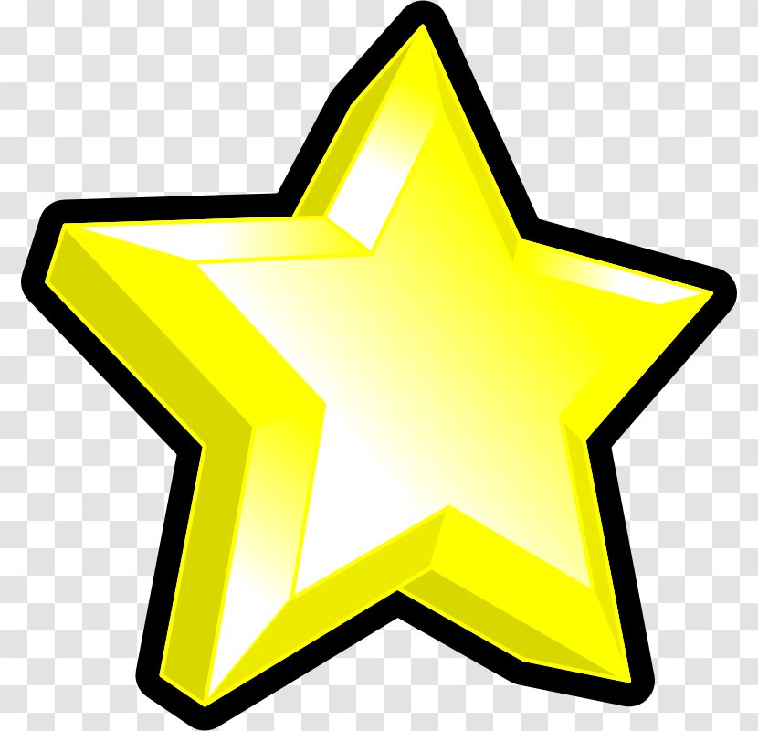 Star Drawing - Yellow - Sign Symbol Transparent PNG