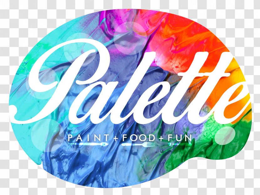 Logo Palette Acrylic Paint Pallet - Brush Transparent PNG