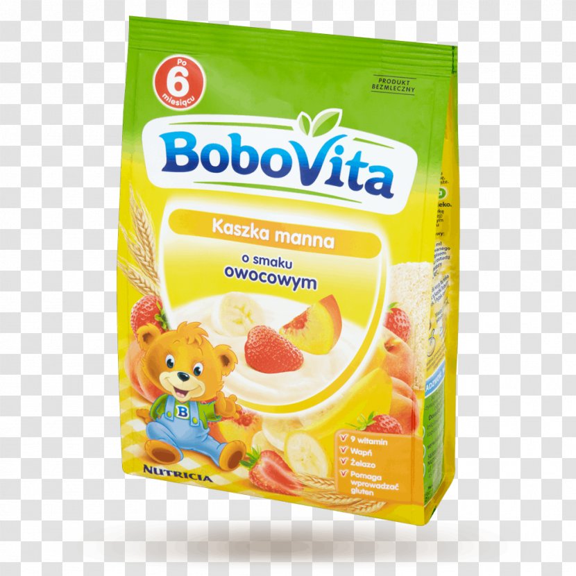 Semolina Porridge Baby Food Groat Child Fruit - Vegetarian Transparent PNG