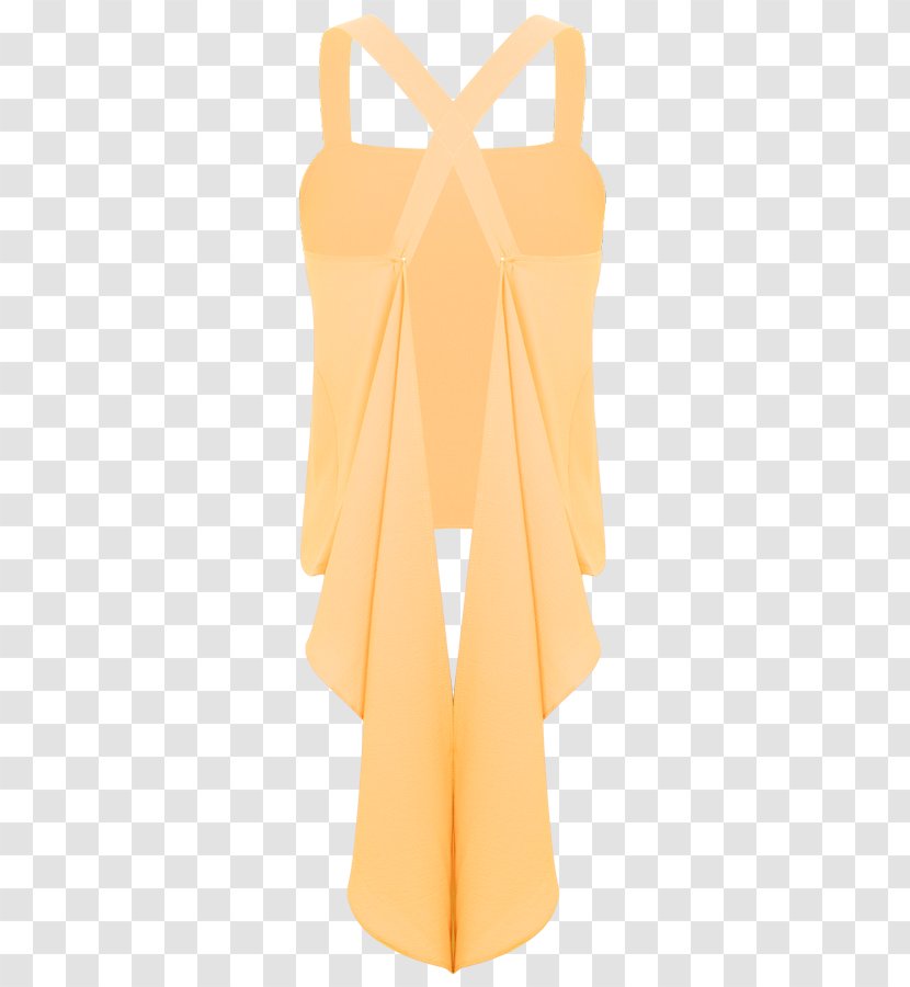 Shoulder Clothes Hanger Dress - Yellow Transparent PNG