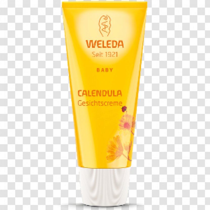 Lotion Weleda Baby Calendula Face Cream Cosmetics Transparent PNG