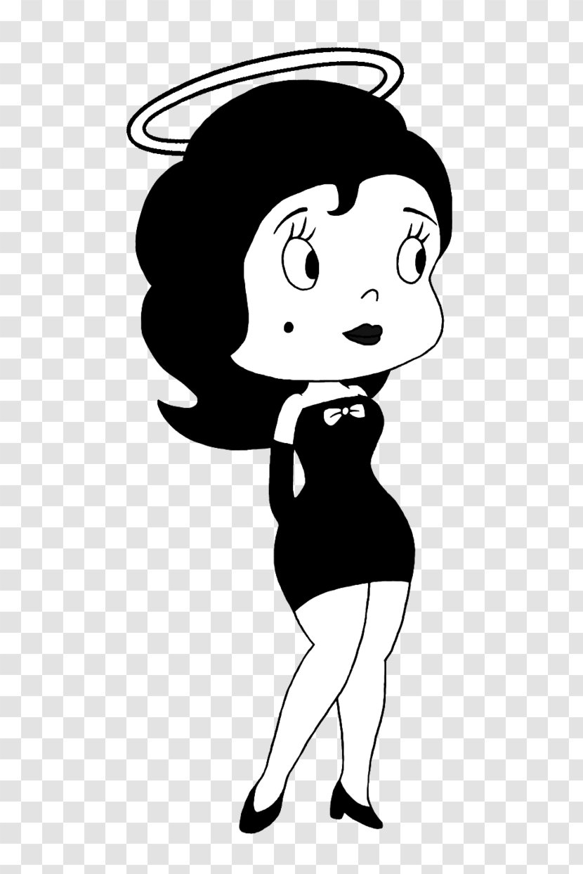 Bendy And The Ink Machine Betty Boop Clip Art Drawing Line - Flower - Cartoon Alice Transparent PNG