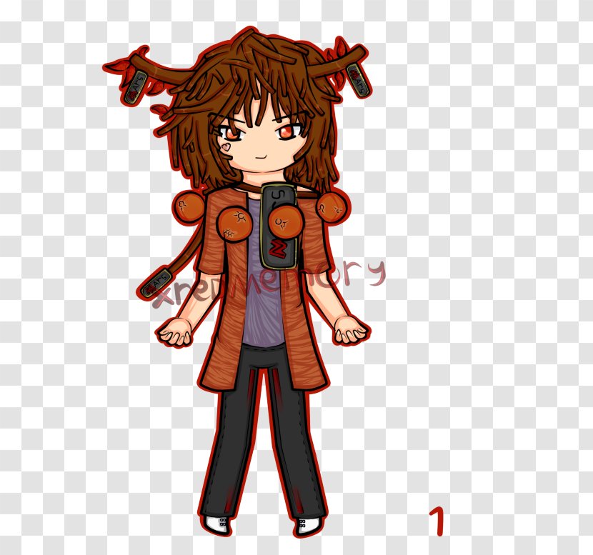 Brown Hair Legendary Creature Maroon Outerwear - Silhouette - Human Tree Transparent PNG