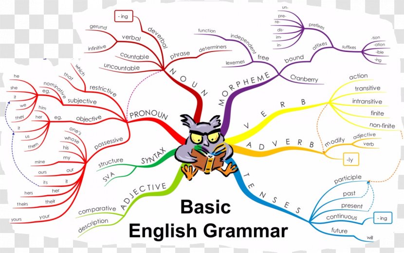 English Grammar: An Introduction Modal Verb - Cartoon - Frame Transparent PNG